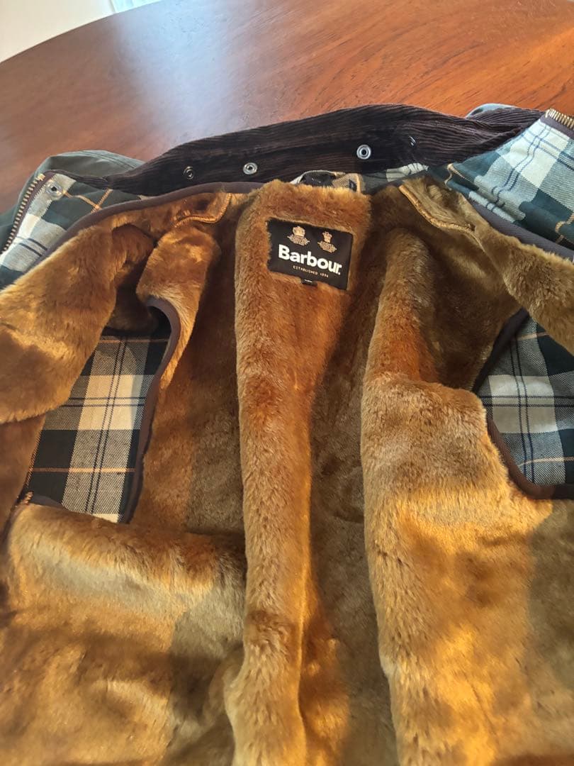 Barbour バブアー BORDER WAX JACKET 取り外しライナー付