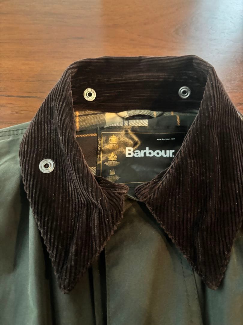 Barbour バブアー BORDER WAX JACKET 取り外しライナー付