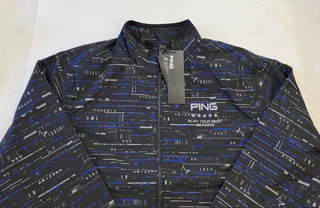 ping ゴルフウェア メンズ ストレッチ フルジップブルゾン 未使用タグ付XL