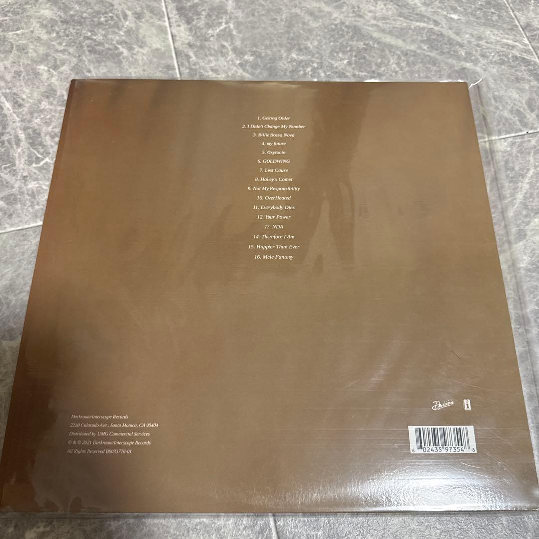 Billie Eilish Happier Than Ever レコード