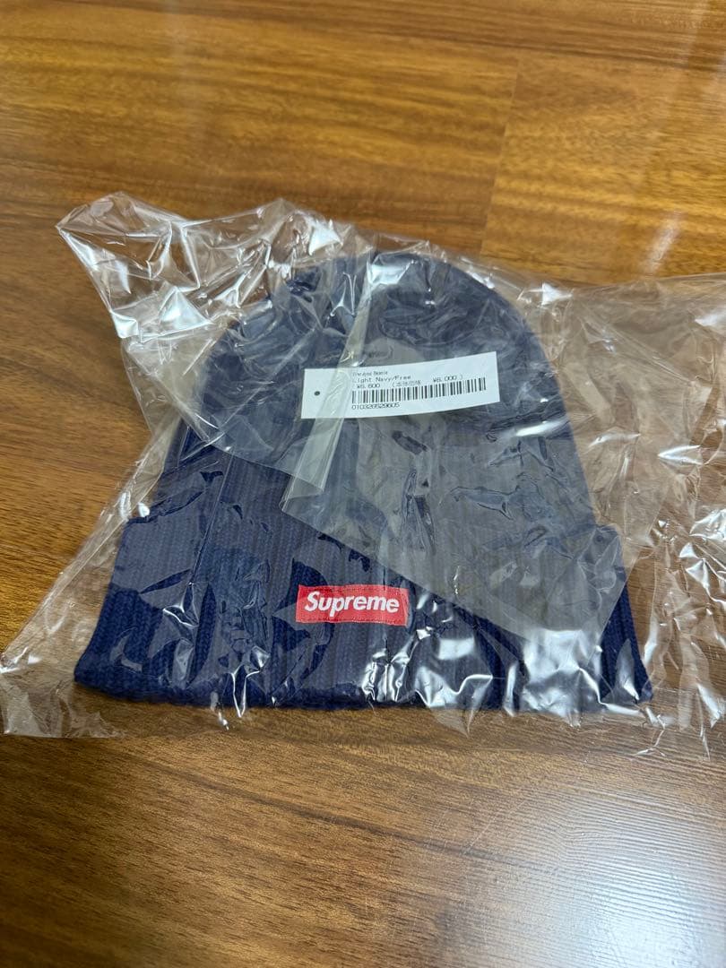 新品未使用 supreme Overdyed Beanie Light Navy