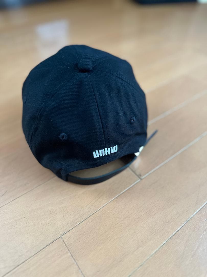 新品 UNNAMED HEADWEAR DEEP LOGO CAP 黒 キャップ