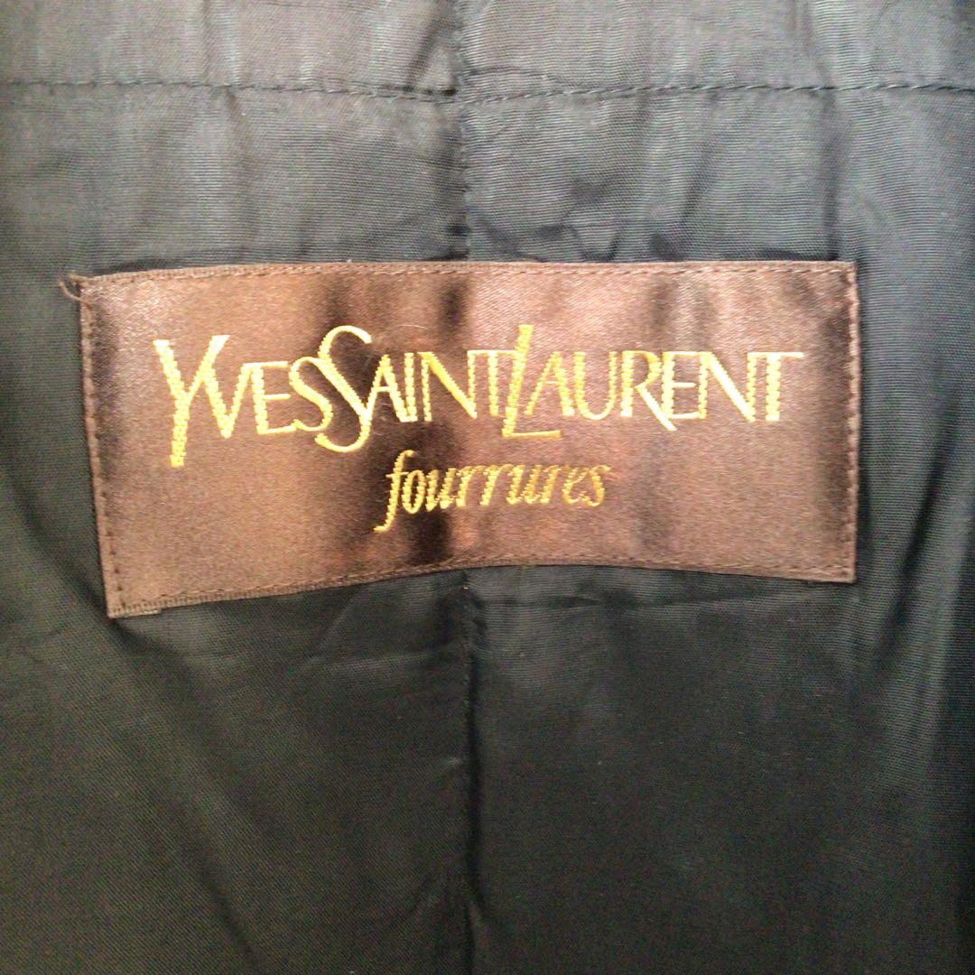 Yves Saint Laurent ブラック モッズコート　コート　ジャケット