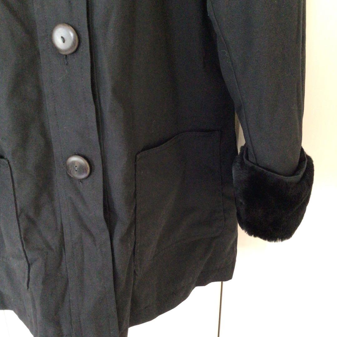 Yves Saint Laurent ブラック モッズコート　コート　ジャケット