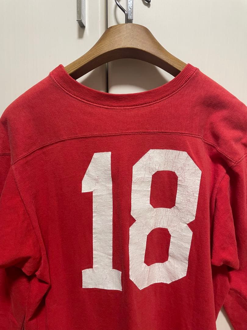 champion 70s ブートボールTシャツ