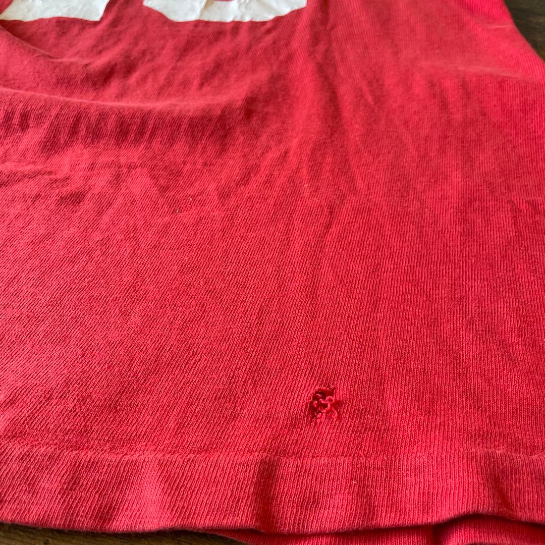 champion 70s ブートボールTシャツ