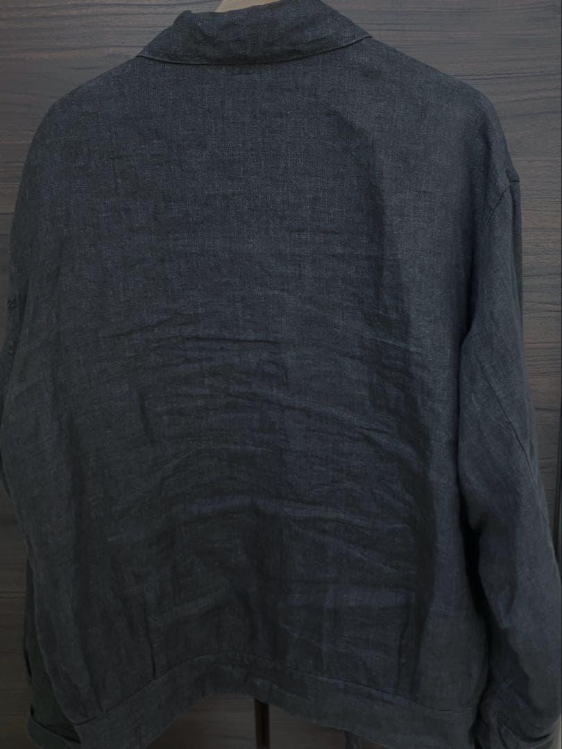 COMOLI コモリ 24ss リネン ベルテッドジャケット 3