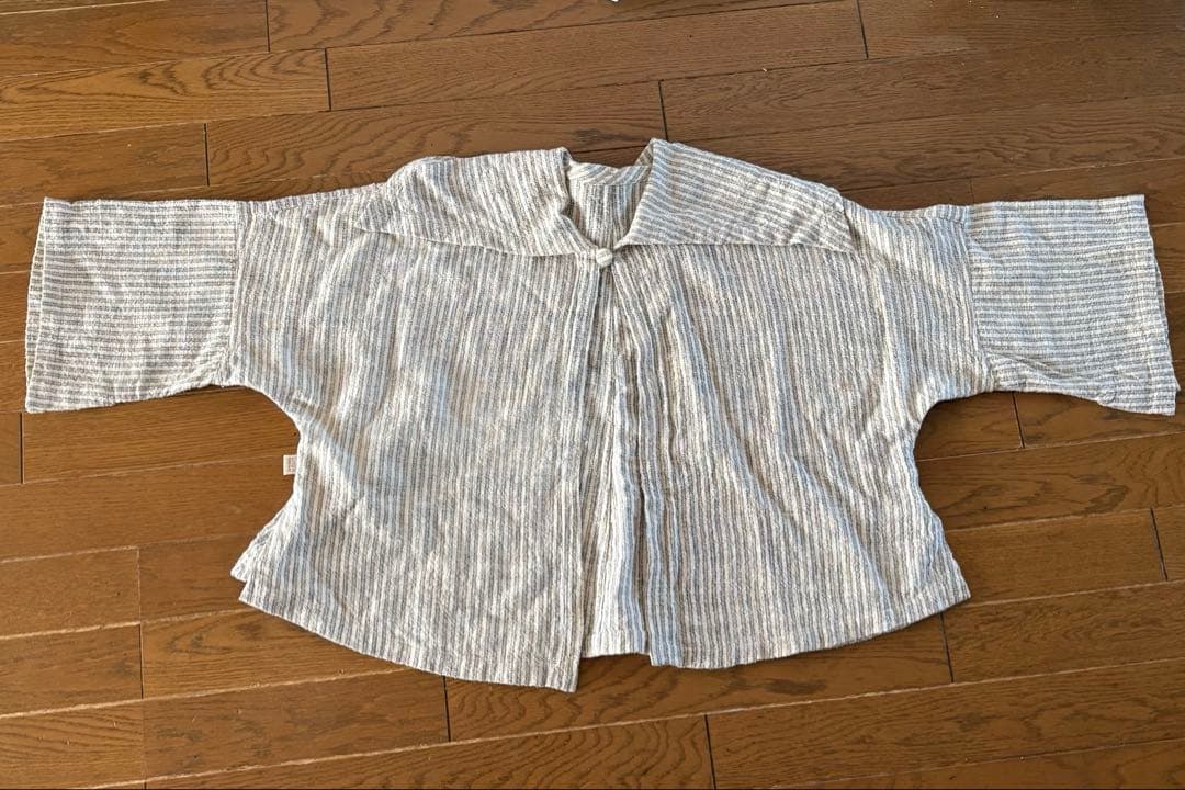 【うさとの服】羽織り 草木染め 手織り