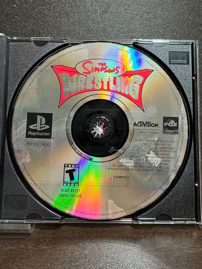 【PS1北米版】The Simpsons Wrestling
