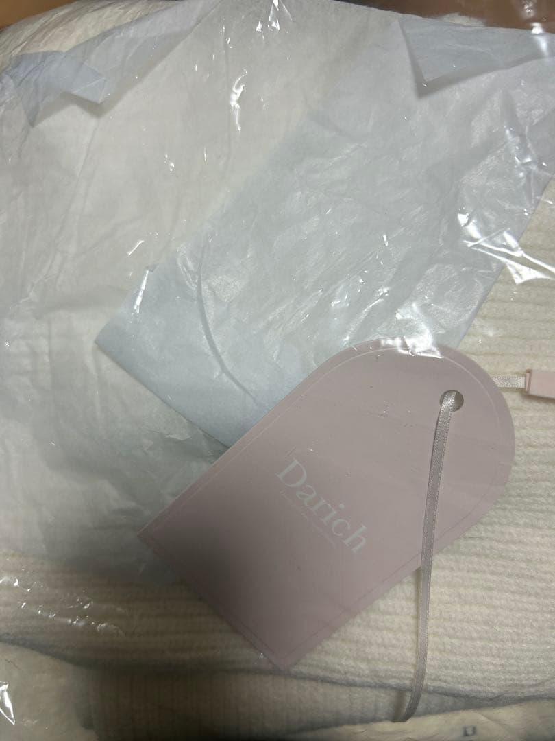 darich アシメレイヤードニットトップス
