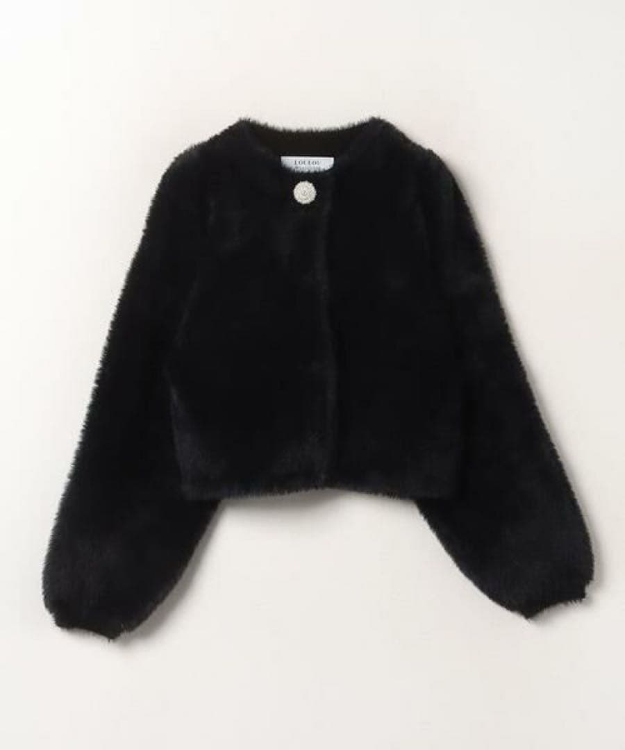 【LOULOU WILLOUGHBY】ファーボレロカーディガン