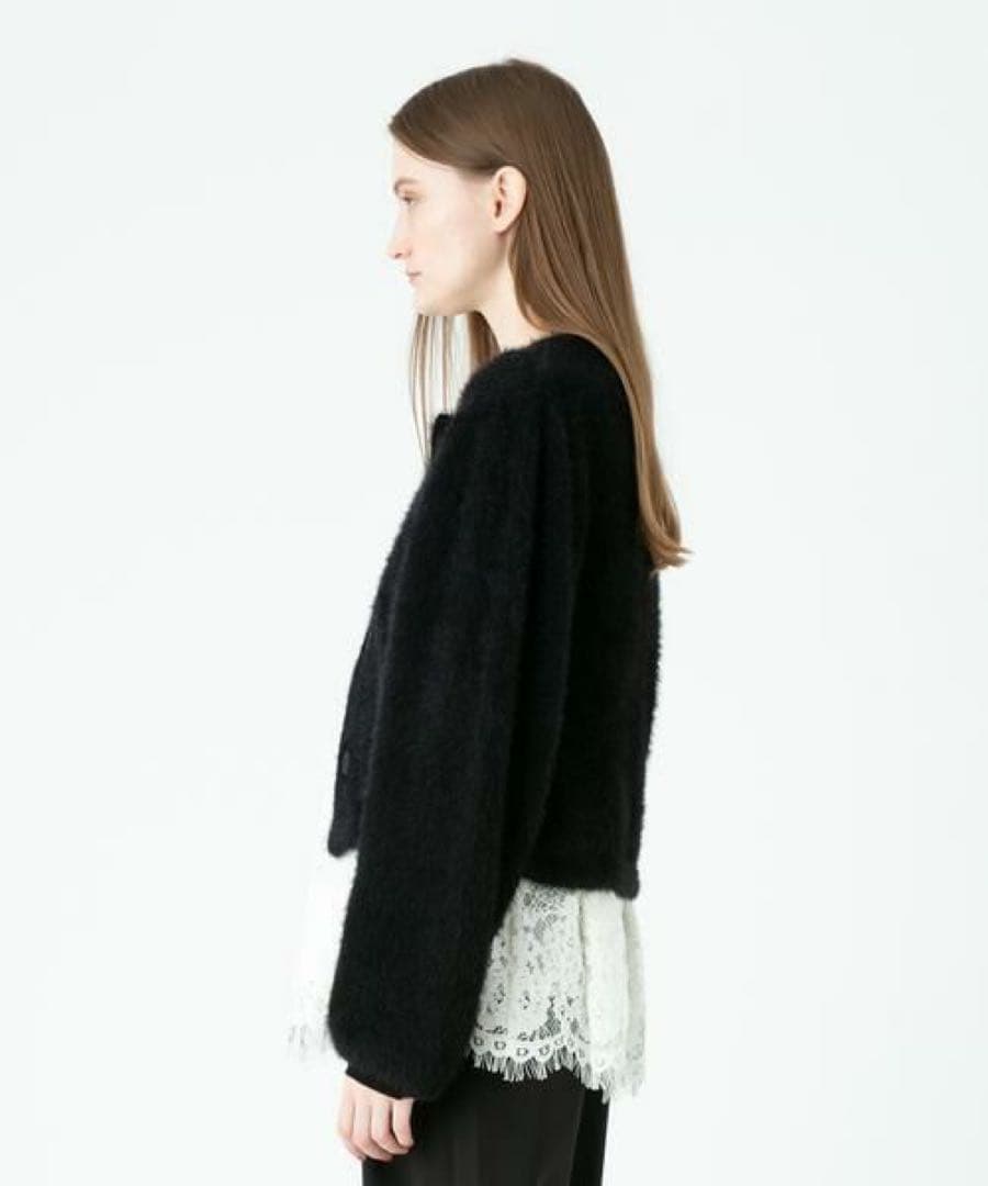 【LOULOU WILLOUGHBY】ファーボレロカーディガン