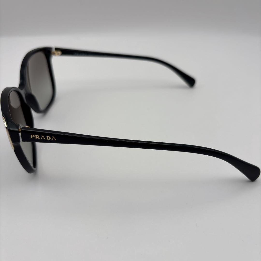 PRADA プラダ サングラス ウェリントン ブラック ゴールド1AB ケース