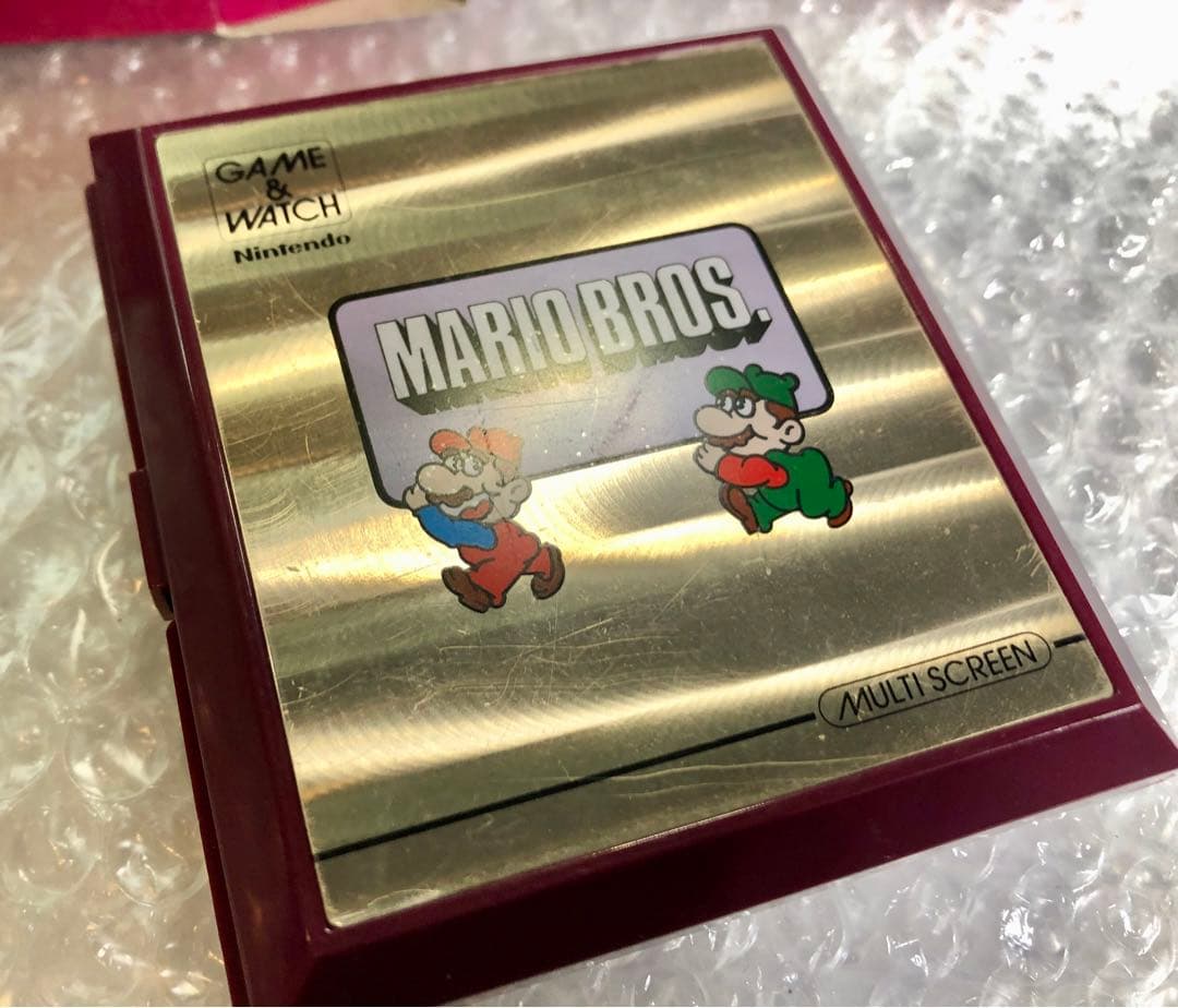 【新品未使用】ゲームウォッチ　マリオブラザーズ