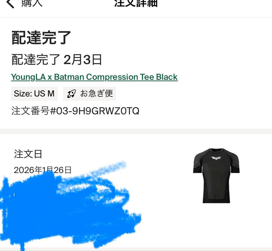  x Batman Black Size：M