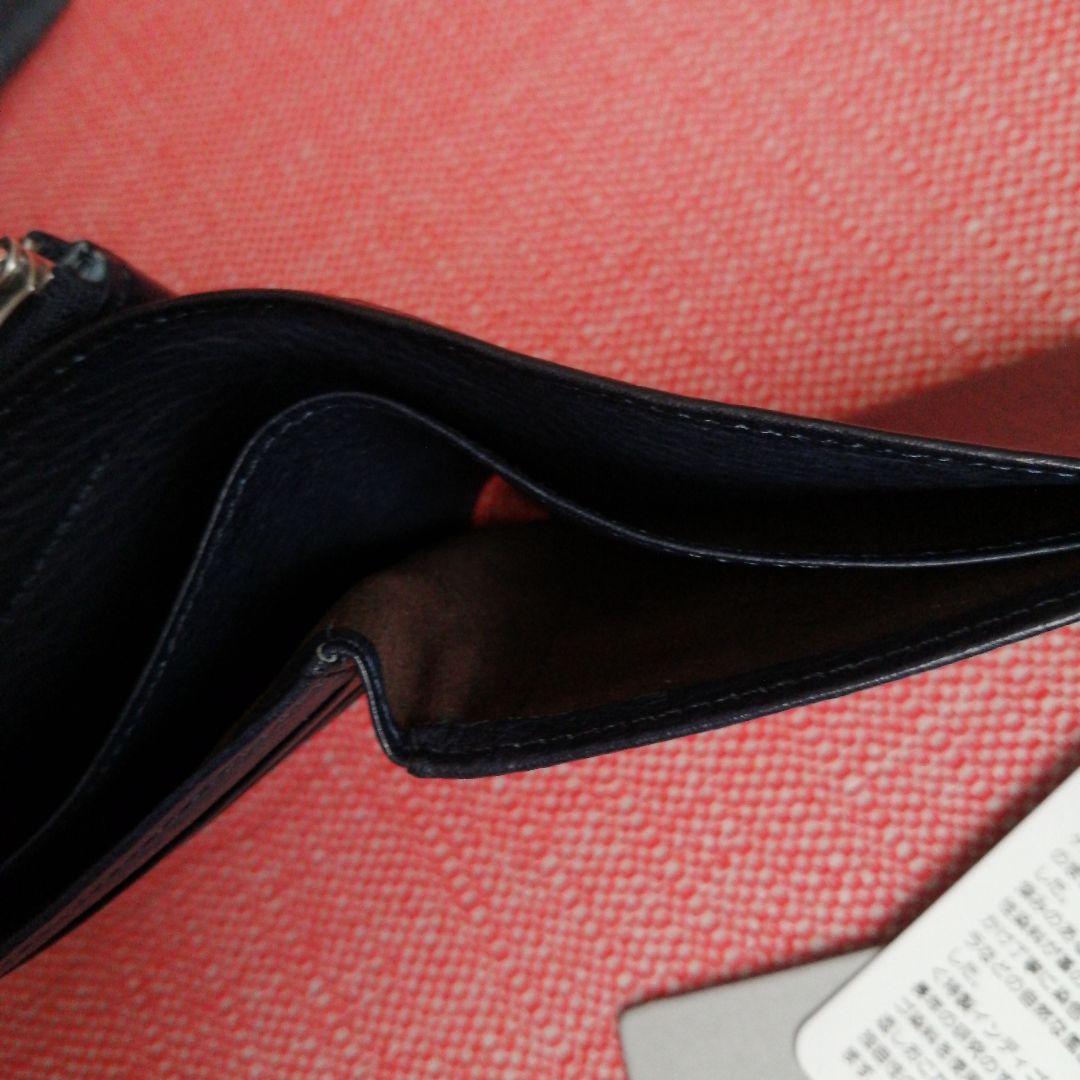 shirendon REN ネイビー 二つ折り財布
