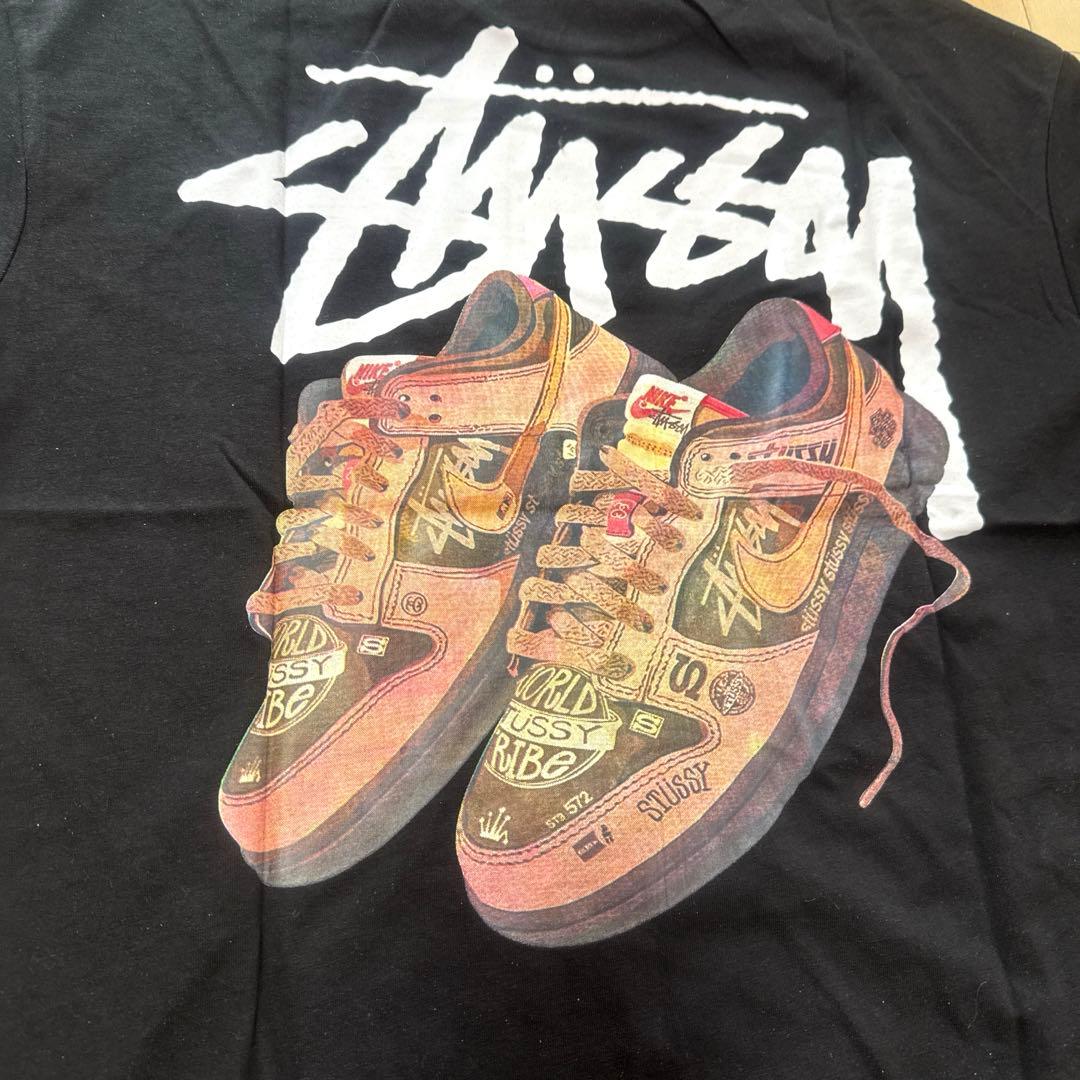 レ*イ様 STUSSY ステューシー ブラック ストリート オーバーTシャツ