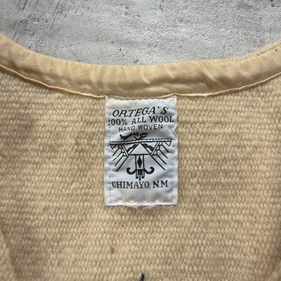 60's ORTEGA'S ヴィンテージ チマヨベスト　サイズ46相当　ビック