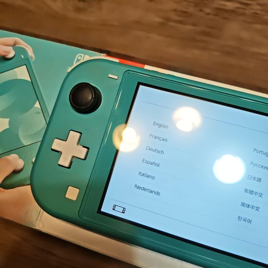 【ジャンク品】Nintendo Switch Lite ターコイズ 本体 箱付き
