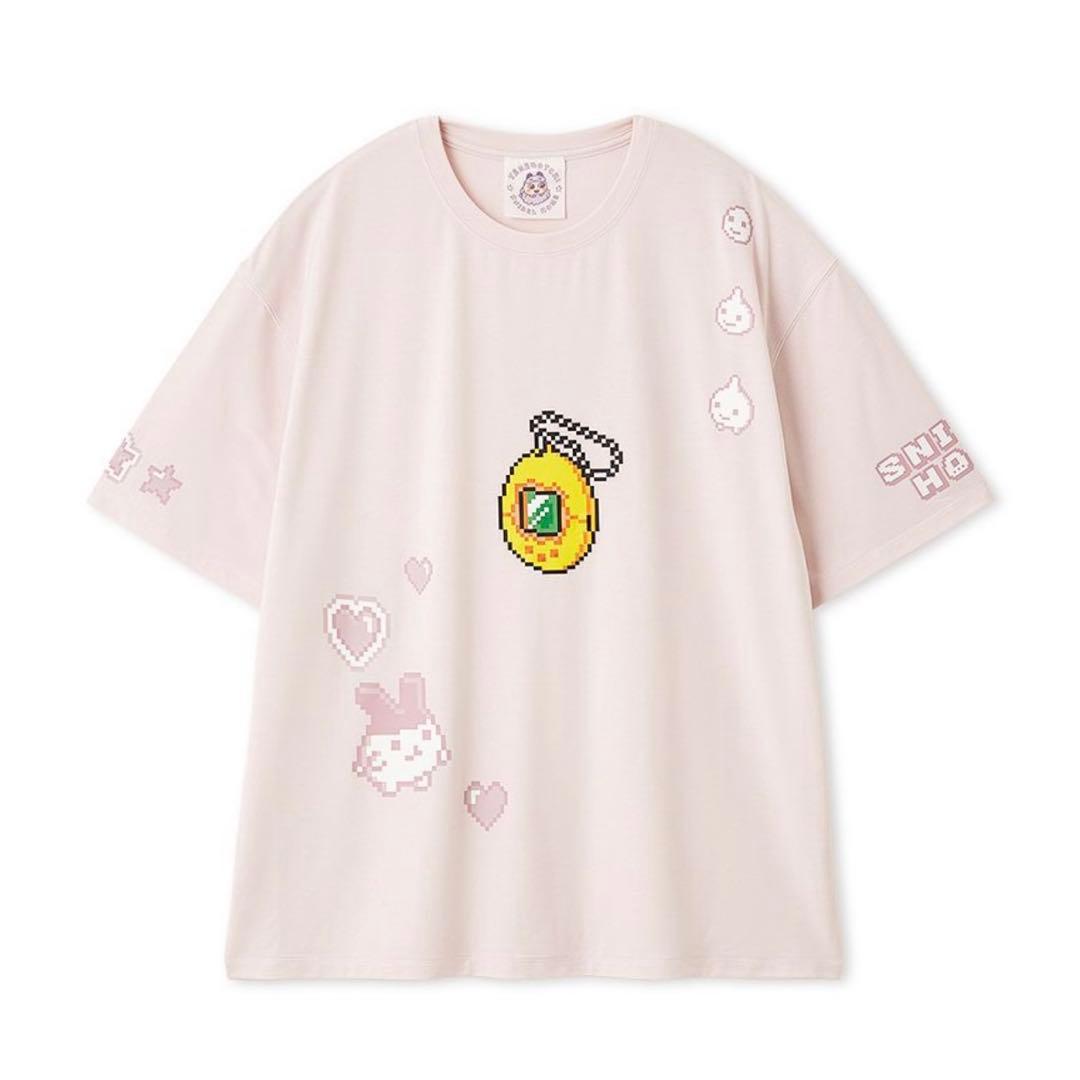 【SNIDEL ×たまごっち】 Tシャツ　ピンク