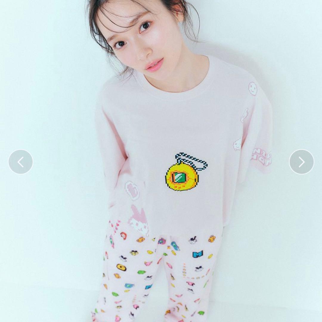 【SNIDEL ×たまごっち】 Tシャツ　ピンク
