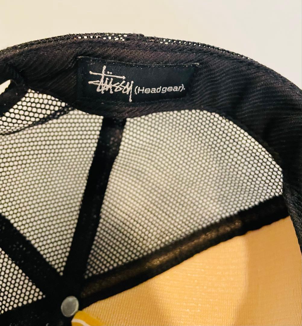 希少 STUSSY メッシュキャップ　黒　BOY and Girl ヴィンテージ