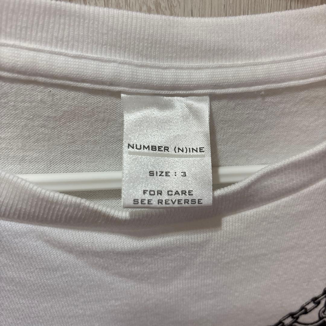 NUMBER (N)INE スカル チェーンプリントTシャツ クークス期 宮下期