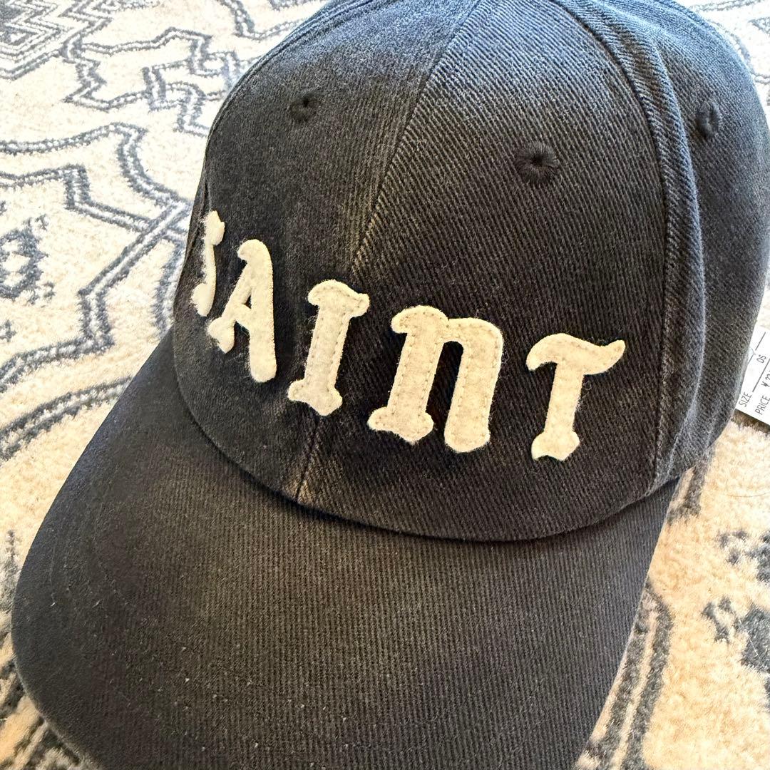 新品 定価以下 SAINTMICHAEL 6PANEL CAP ブラック