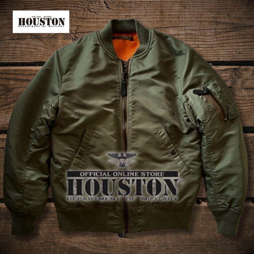 『雰囲気◎』HOUSTON(ヒューストン)MA-1 フライトジャケット50316