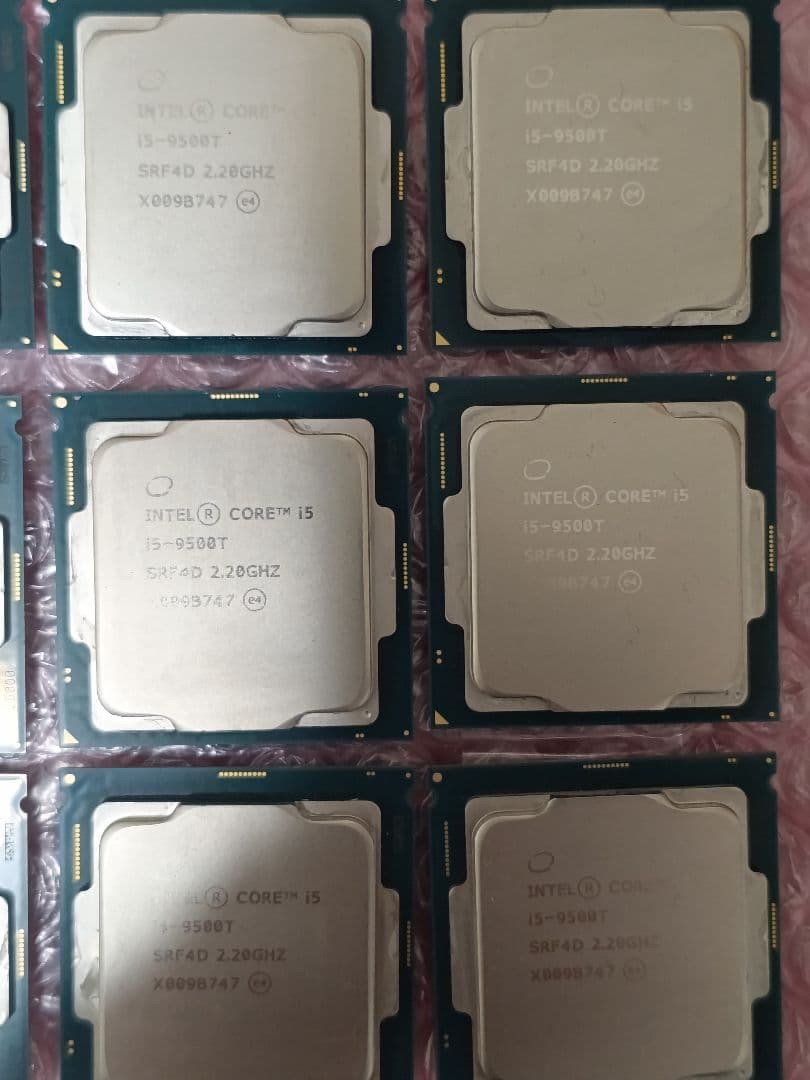 CPU Intel i5 9500T SRF4D 2.2G 9個セット