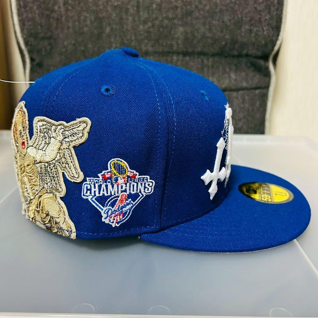 さ*そ様 希少 新品未使用 ニューエラ メジャー MLB キャップ ブルー 58