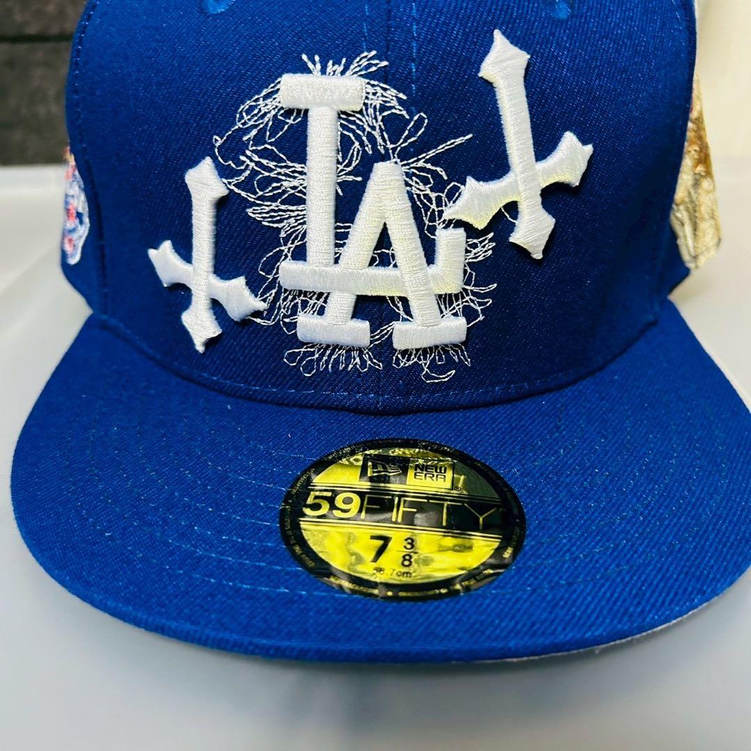 さ*そ様 希少 新品未使用 ニューエラ メジャー MLB キャップ ブルー 58