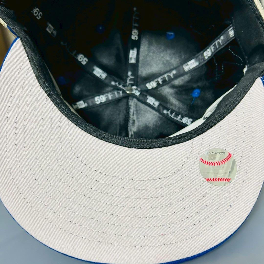 さ*そ様 希少 新品未使用 ニューエラ メジャー MLB キャップ ブルー 58