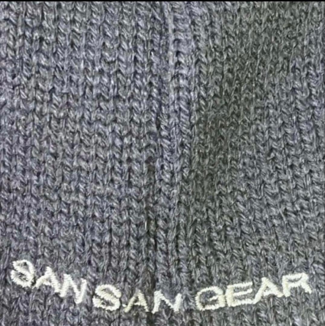 sansan gear サンサンギア　ビーニー　ニット帽　グレー