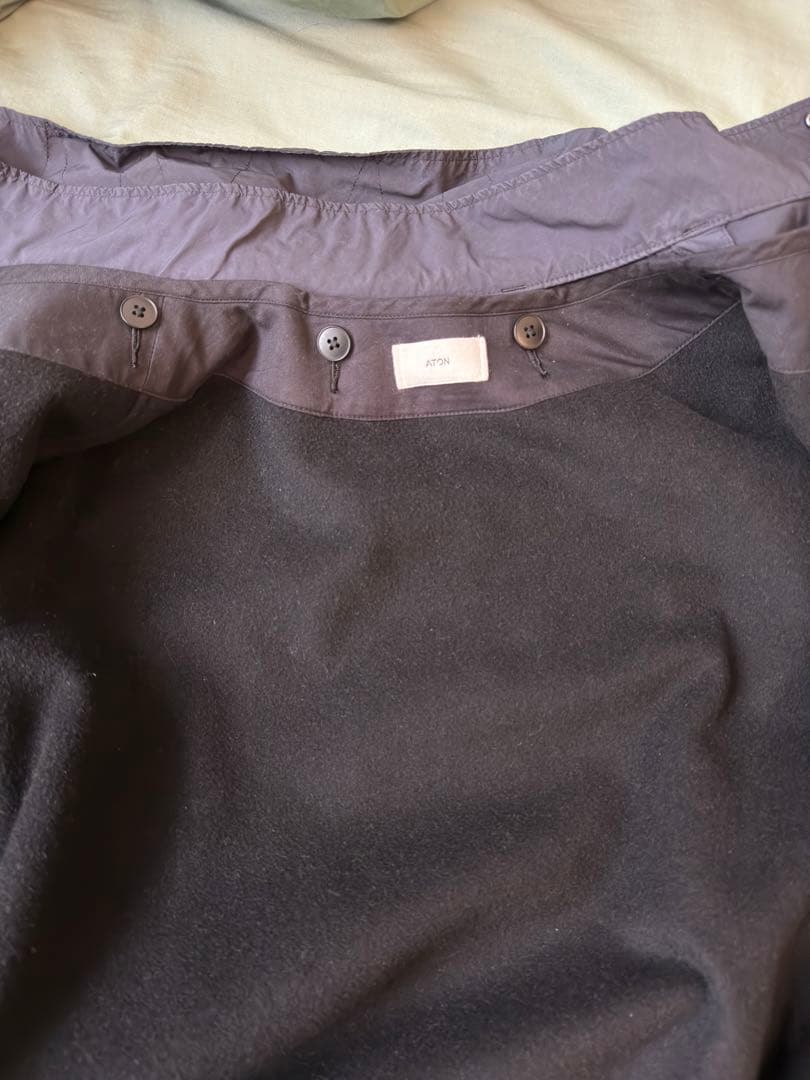 ジャケット・アウター ATON / AIR WEATHER SHORT MODS COAT 24AW