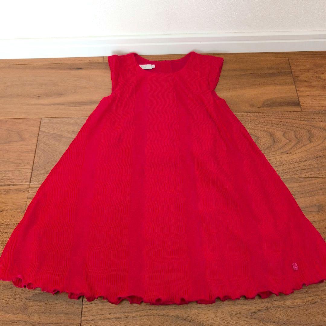 【美品】baby Dior ベビーディオール ワンピース ノースリーブ フレア
