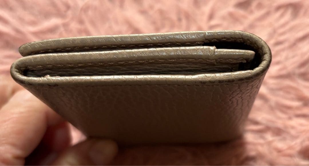 GUCCI グレー GG ダブルG ベージュ 名刺入れ カードケース ICカード