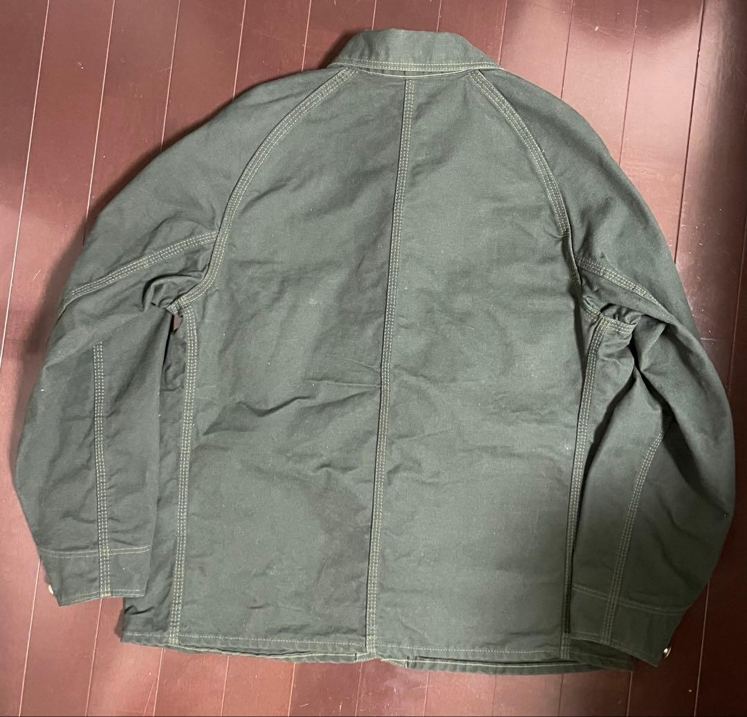 TCB Cat Head Jacket Green Canvas カバーオール