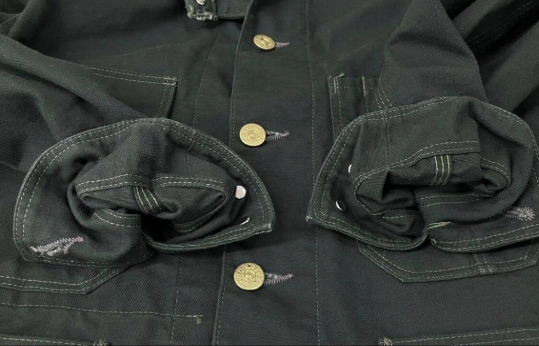 TCB Cat Head Jacket Green Canvas カバーオール