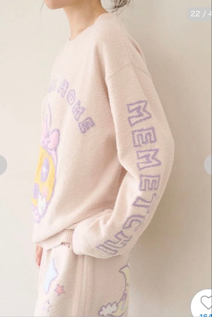 スナイデルホーム【たまごっち】ニットプルオーバー＆ニットショートパンツSET