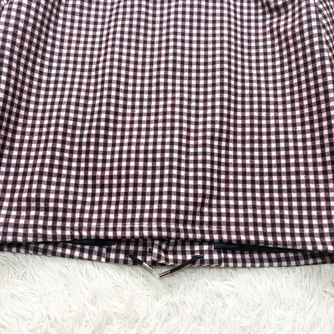✨美品✨CABaN キャバン　ウールストレッチ ギンガムチェックブルゾン　日本製