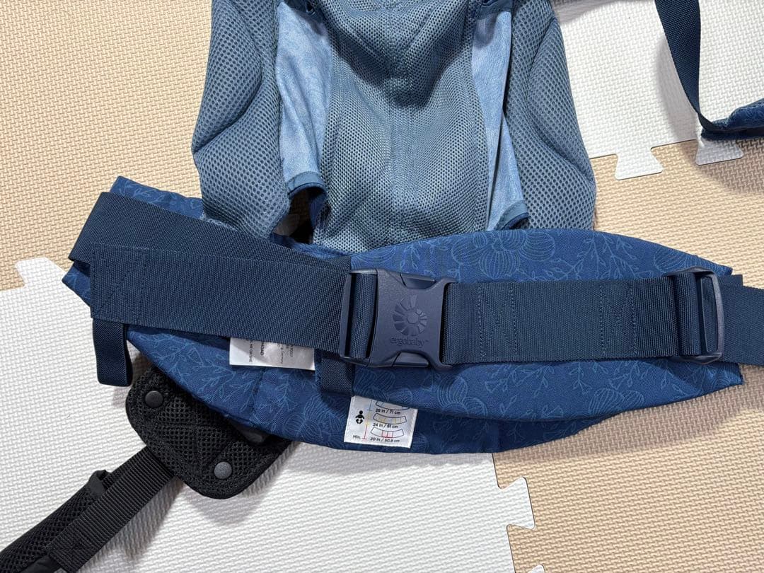 エルゴ 抱っこ紐 オムニ360オムニブリーズ 花柄 おんぶ紐　ブルーブルーム