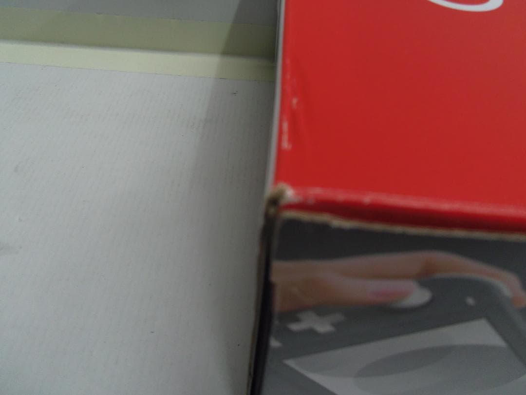 【中古】任天堂 Switch Lite グレー 画面にキズあり ヤマダ保証書付き
