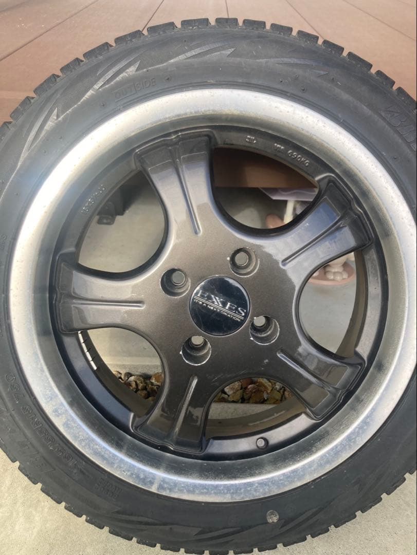 165/55/R15 タイヤは古いためオススメしません ホイール欲しい方