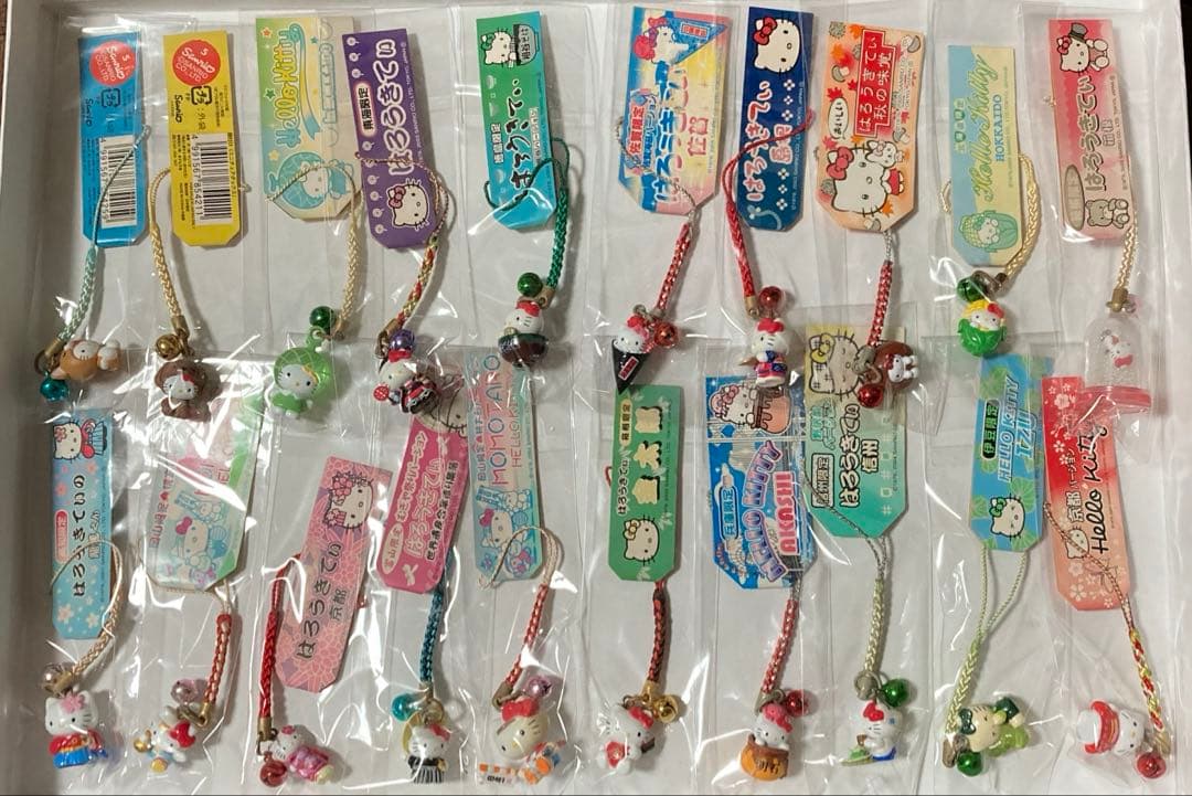 キティ♡ご当地限定ストラップ115点‼️ 写真7枚分。✅バラ売り不可。