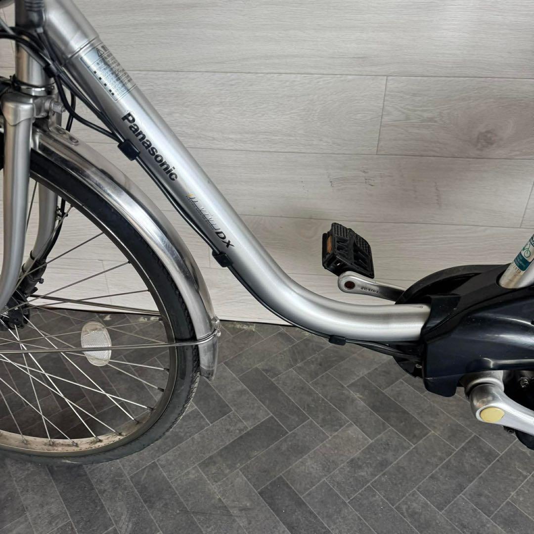 電動アシスト自転車 シルバー バスケット付き