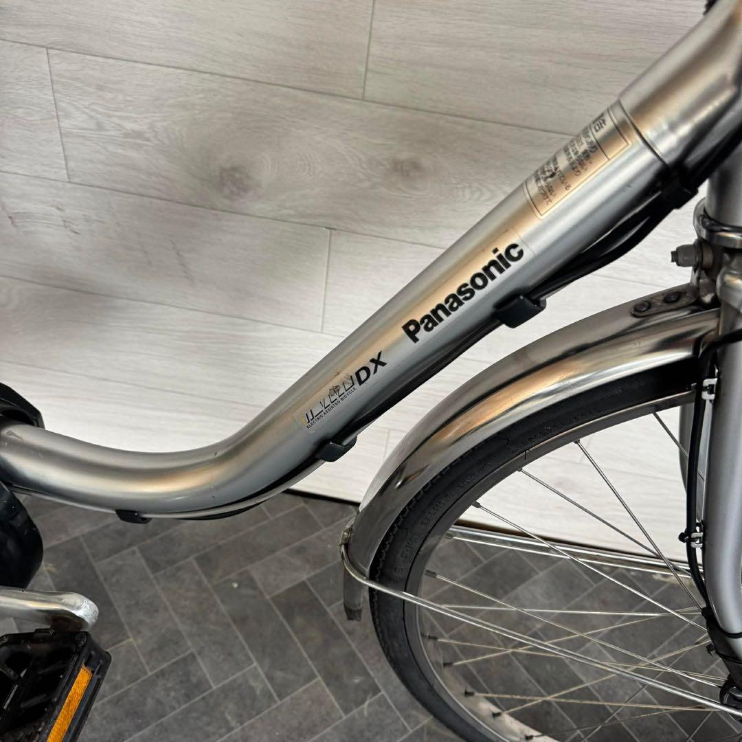 電動アシスト自転車 シルバー バスケット付き
