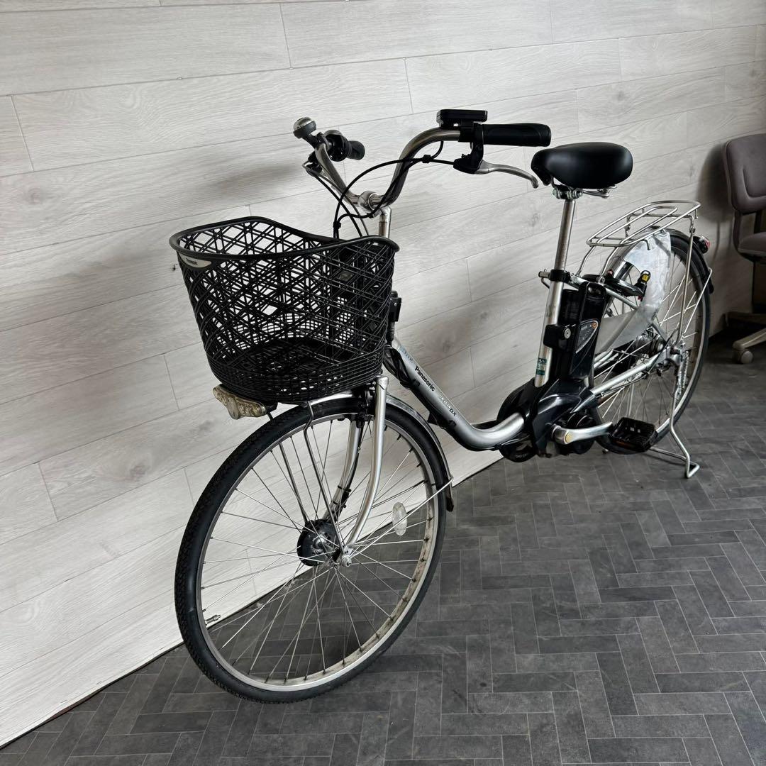 電動アシスト自転車 シルバー バスケット付き