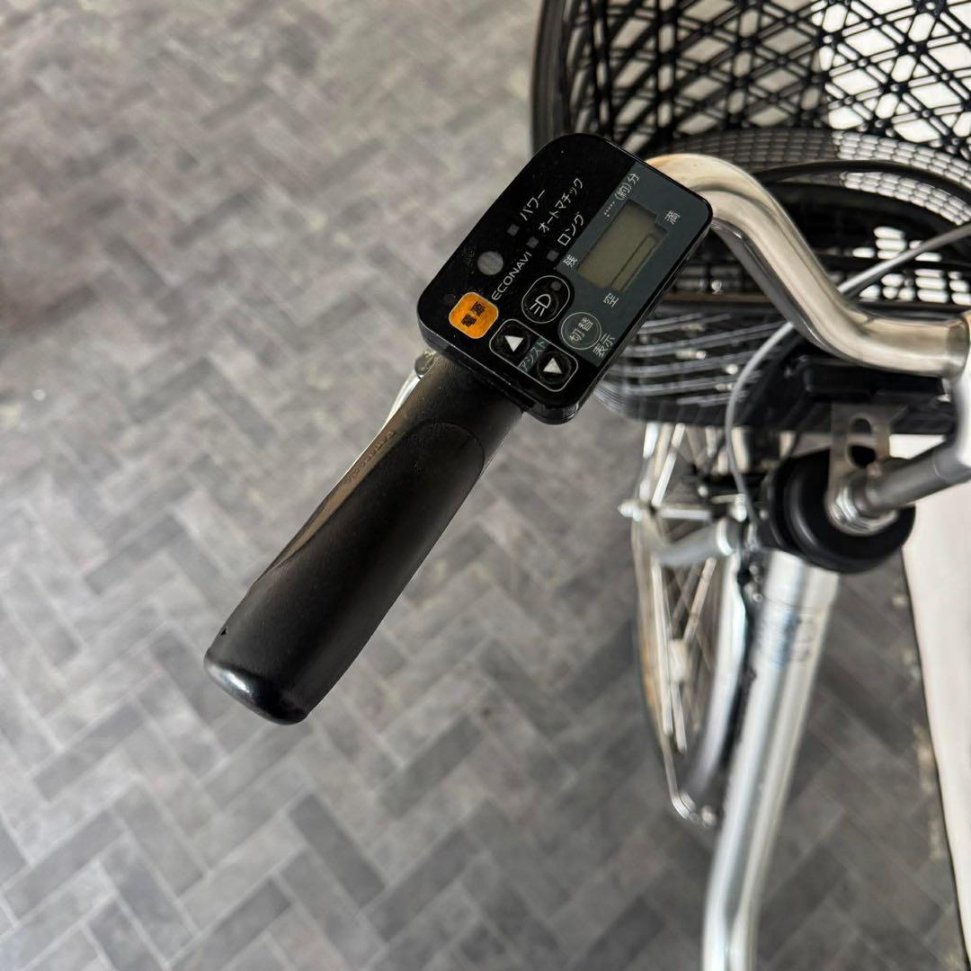 電動アシスト自転車 シルバー バスケット付き