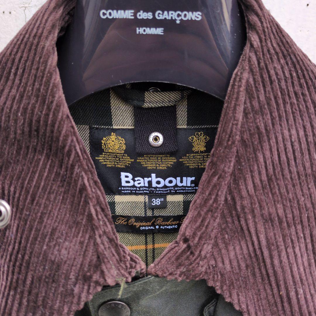 Barbour 38\" SL BORDER　ボーダー　セージ　1702257